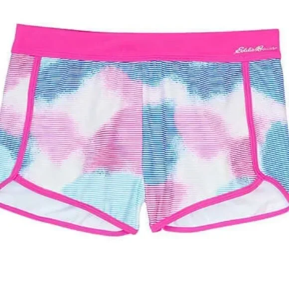 NEW! NWT EDDIE BAUER Youth Girls 4 Piece Reversible Swim Set in Pink Multi - Picture 5 of 8